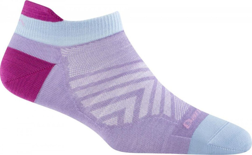 Darn Tough Run - No Show Ultra-Lightweight, Lavender, LARGE