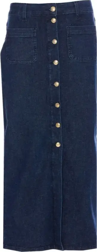 Dame, Skjørt, Blå, W25