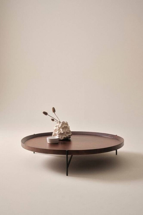 sofabord Ø 120 cm Brun