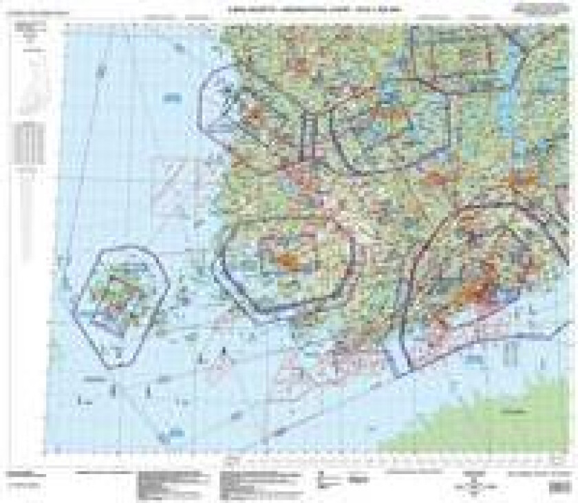 Helsinki West ilmailukartta