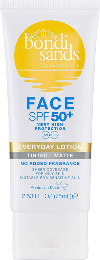 SPF50+Everyday Matte Tinted Face Lotion 75 ml