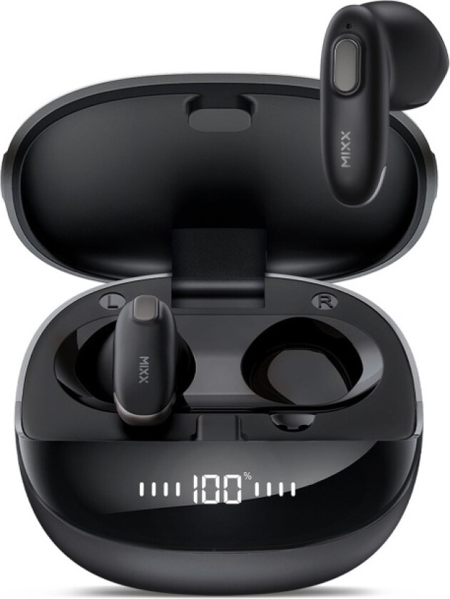 Hodetelefon Hybrid Charge 2 In-Ear Tws Qi Trådløs Svart