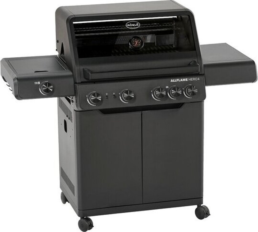 AllFlame Hero 4 gassgrill 21000W svart
