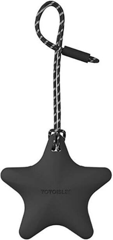 Stjerneformet AirTag Deksel m. Stropp - Svart