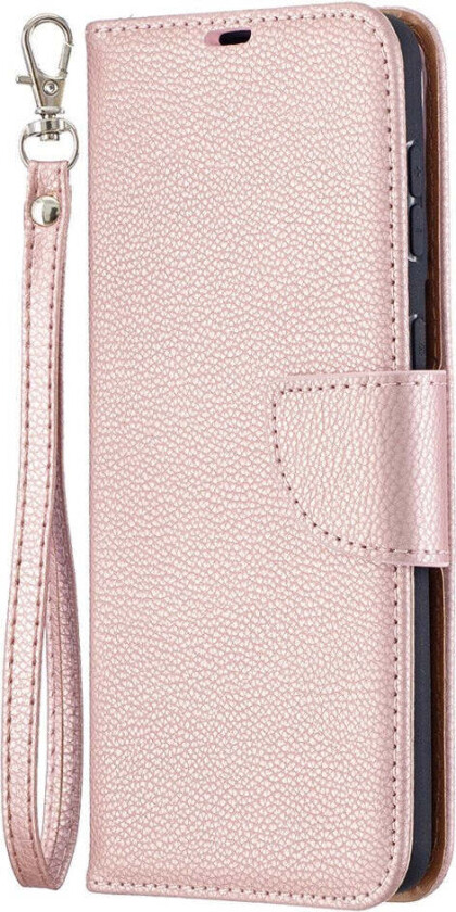 Samsung Galaxy S21+ (Plus) Kunstskinn Flip Deksel m. Kortholder & Ståfunksjon - Rose Gold