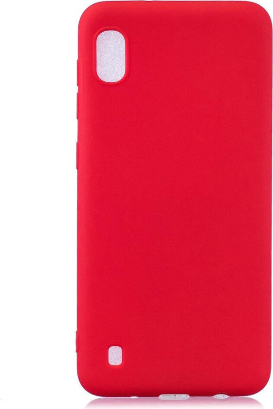 Samsung Galaxy A10 Fleksibelt Plast Deksel - Rød