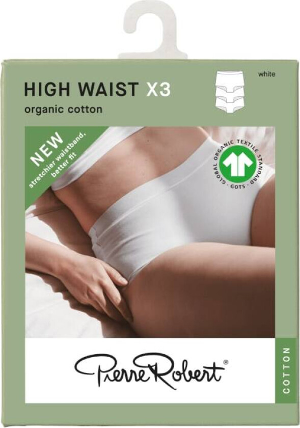 Truse High Waist Cotton White Xl