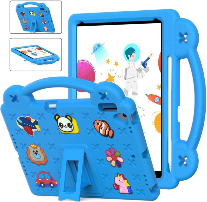 Apple iPad 10.2 2021 2020 2019 EVA Foam Stativdeksel - Lyseblå