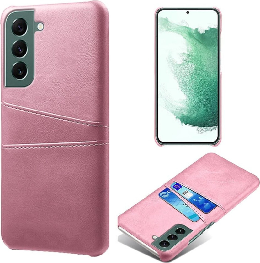 Til Samsung Galaxy S24 Deksel med 2 Spor - Rosa