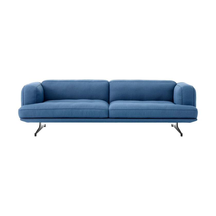 &Tradition Inland AV23 3-seters sofa Vidar 4 Denim Blue 733-sorte ben