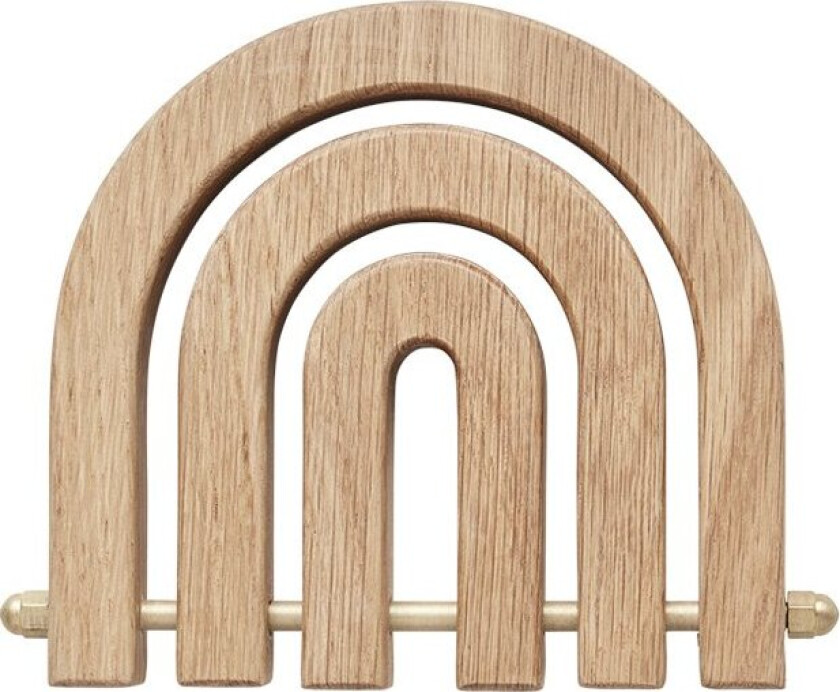 Bilde av OYOY LIVING - Rainbow Wooden Trivet (L301124)