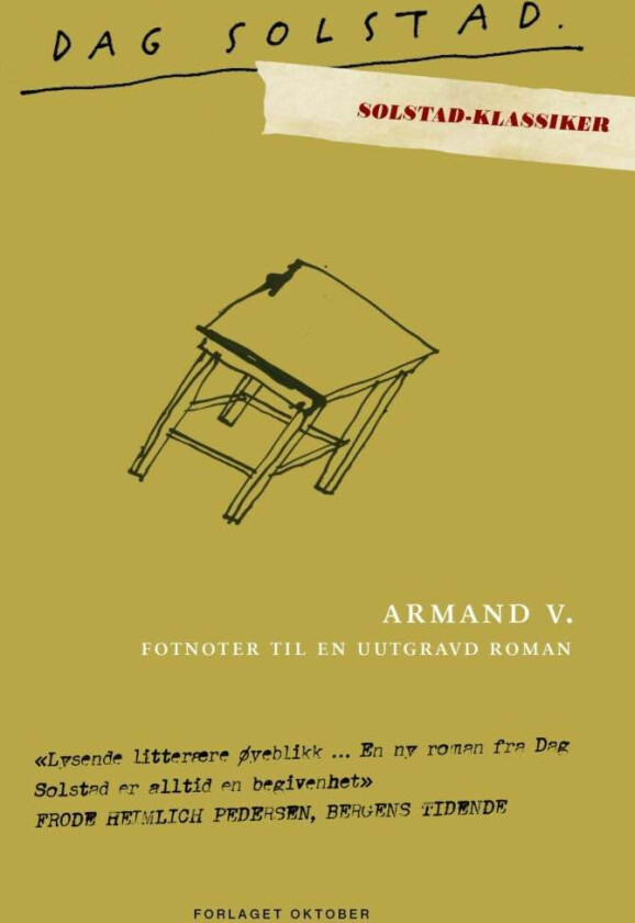 Armand V. av Dag Solstad