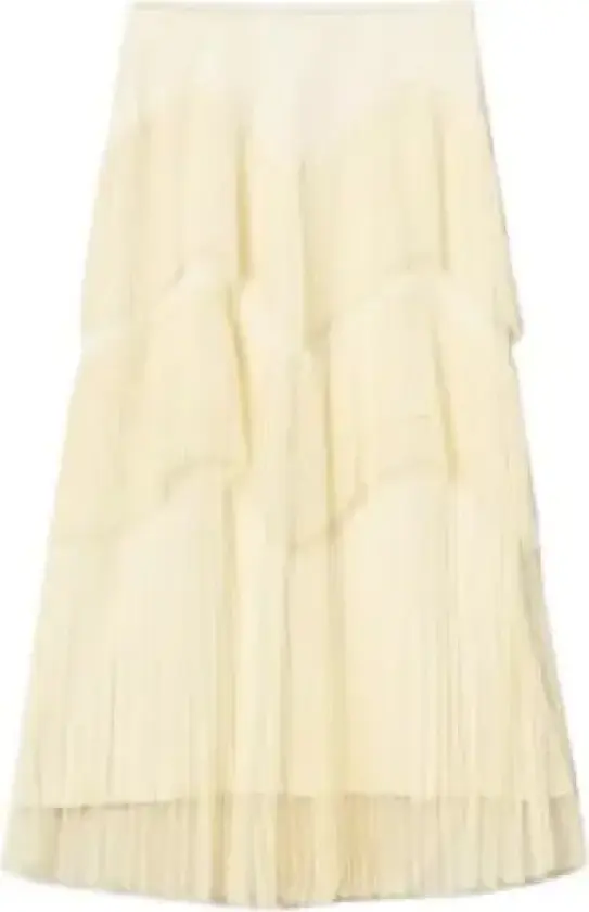 Dame, Skjørt, Beige, S