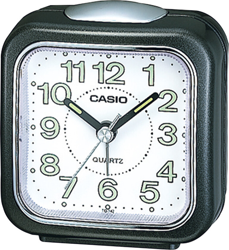 Alarm Clock TQ-142-1EF - Kvarts - Sort - - - Resin