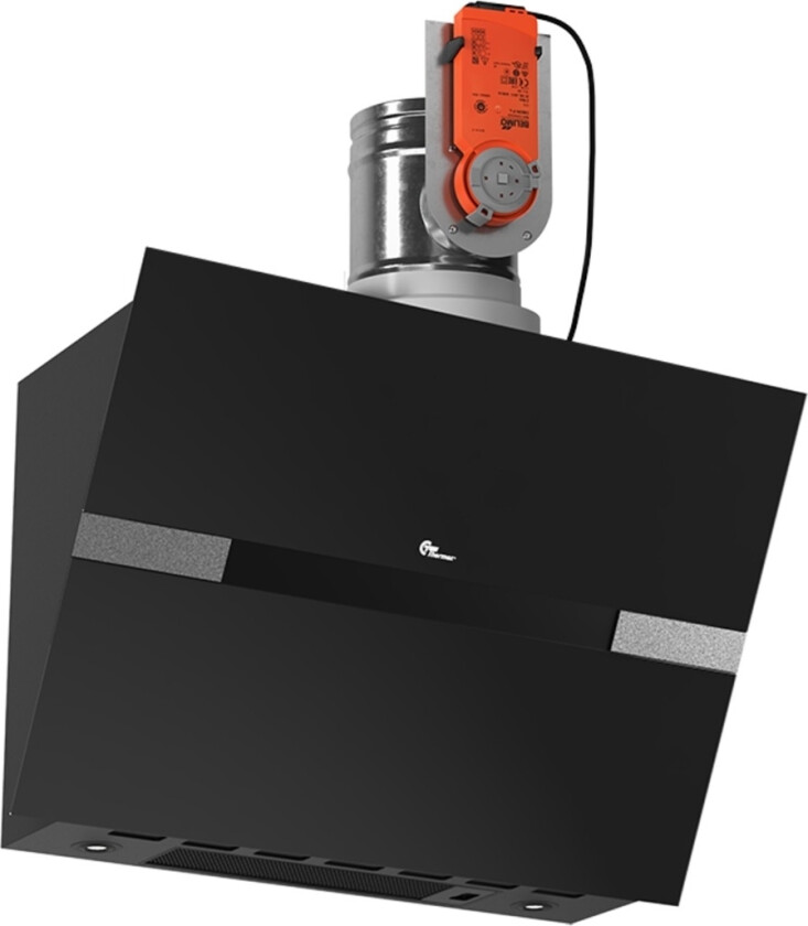 Design Line Central 8002 Timer kjøkkenventilator, 60 cm svart