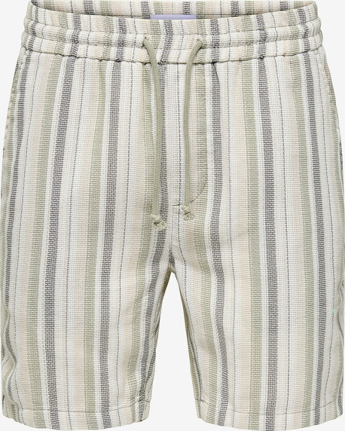 Shorts onsTrev Life Reg Struc Stripe Short - Grønn
