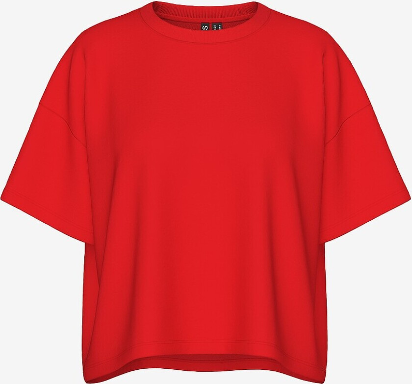 Collegegenser pcChilli Summer 2/4 Loose Sweat - Rød