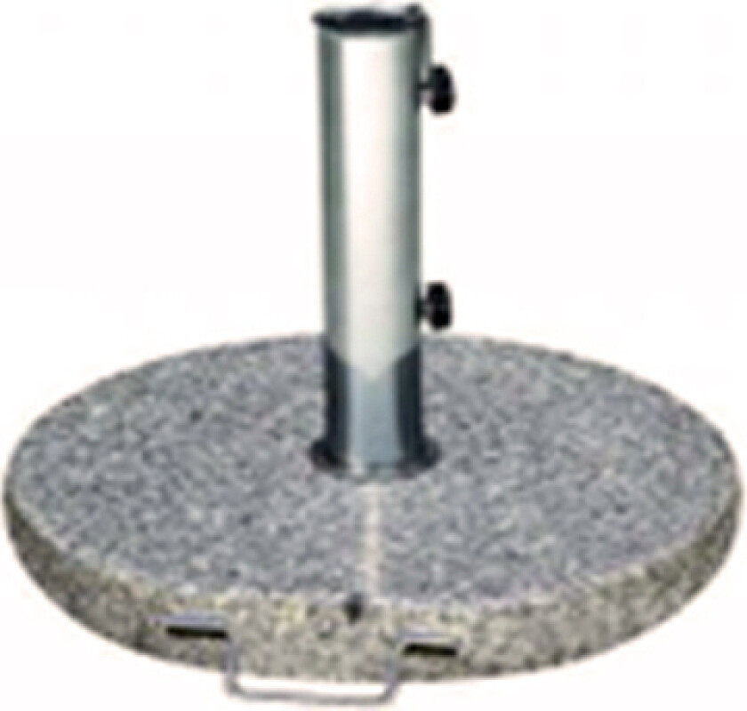 Parasollfot granitt rund 30kg med hjul