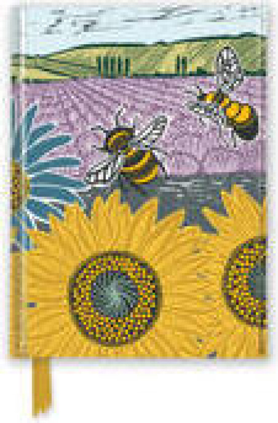 Kate Heiss: Sunflower Fields (Foiled Pocket Journal)