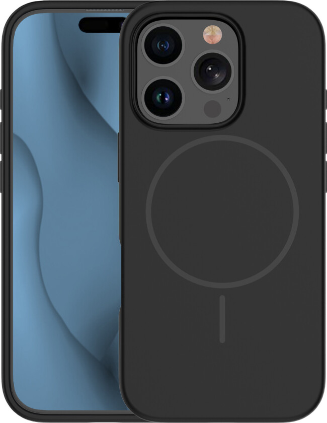 TFO Silikone Thin Mag Cover til iPhone 16 Pro - 6,3" - Sort