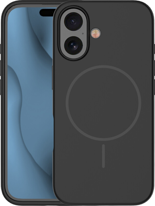 TFO Silikone Thin Mag Cover til iPhone 16 - 6,1" - Sort