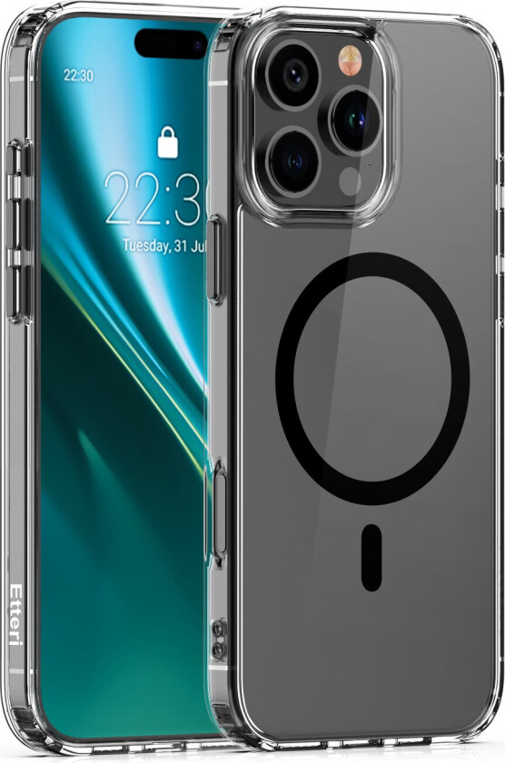 Color Mag Cover til iPhone 16 Pro Max - 6,9" - Sort