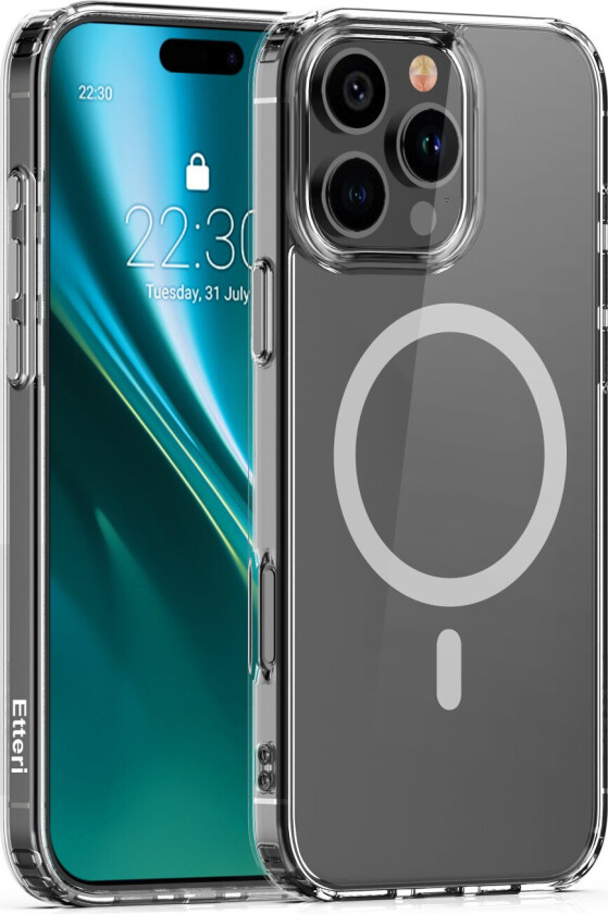 Color Mag Cover til iPhone 16 Pro Max - 6,9" - Grå