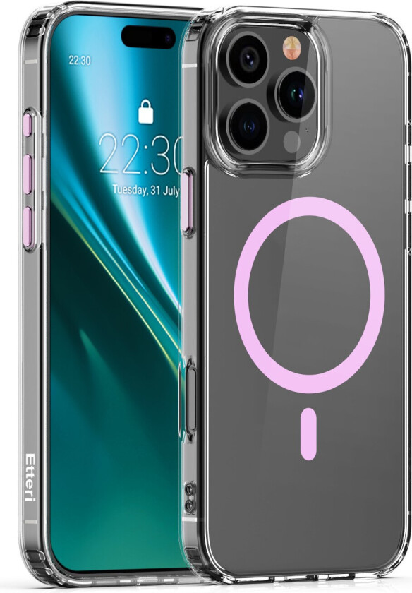 Color Mag Cover til iPhone 16 Pro Max - 6,9" - Pink