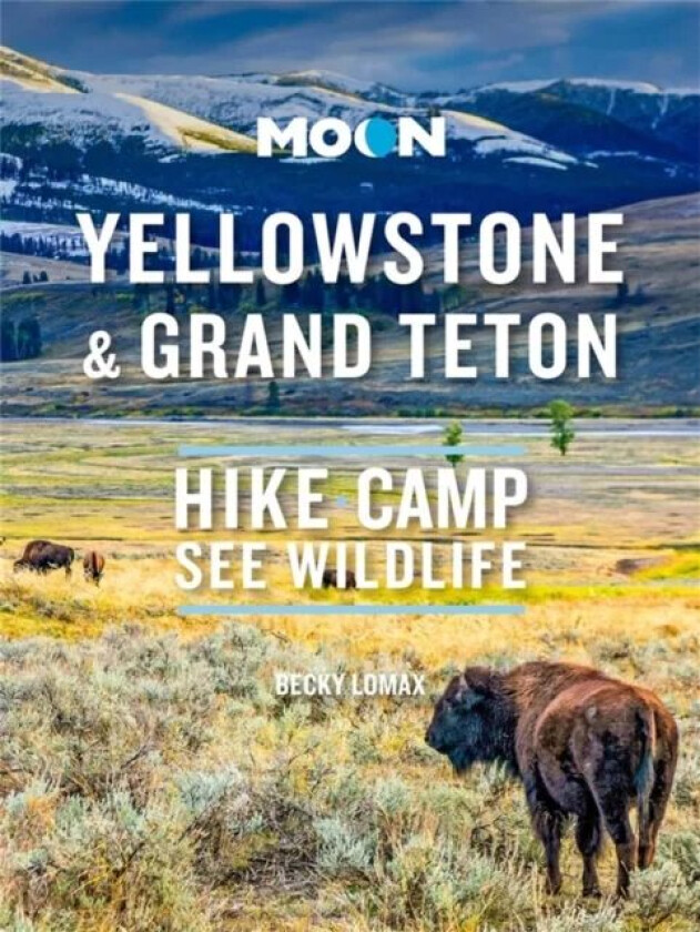 Moon Yellowstone & Grand Teton av Becky Lomax