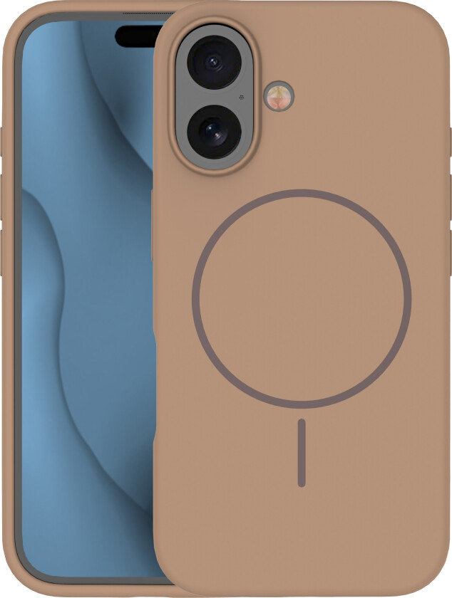 TFO Silikone Thin Mag Cover til iPhone 16 - 6,1" - Brun