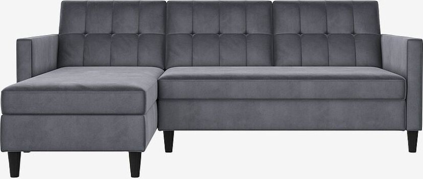 Hjørnesofa med oppbevaring Hartford Ii, Grå