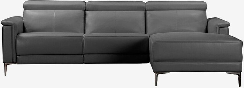 Hjørnesofa seksjonssofa sovesofa Perry, Brun