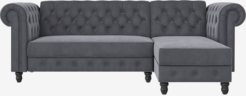 Sofa 3-seters sovesofa Felix, Grå