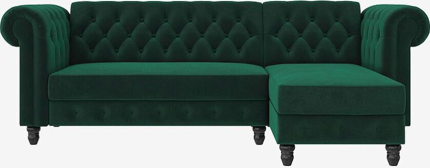 Sofa 3-seters sovesofa Felix, Blå