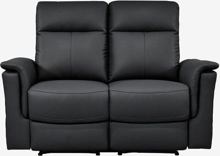 Sofa 3-seters sofa med 2 manuelle hvilestoler Lund, Hvit