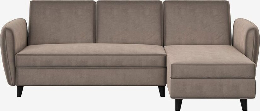 Sofa 3-seters sofa med 2 manuelle hvilestoler Lund, Hvit