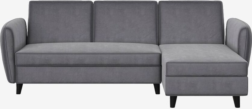 Sofa 3-seters sofa med 2 manuelle hvilestoler Lund, Brun