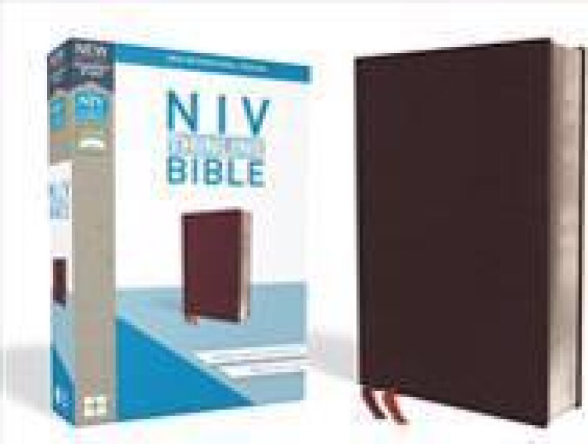 NIV, Thinline Bible, Bonded Leather, Burgundy, Indexed, Red Letter Edition