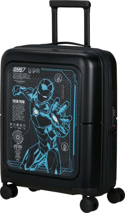 Dashpop Marvel Koffert 41-47L, Iron Man - Kofferter - Resirkulert plast,Plast