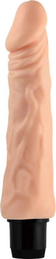 LoveToy: Real Feel Cyberskin Dildo Vibrator, 20 cm