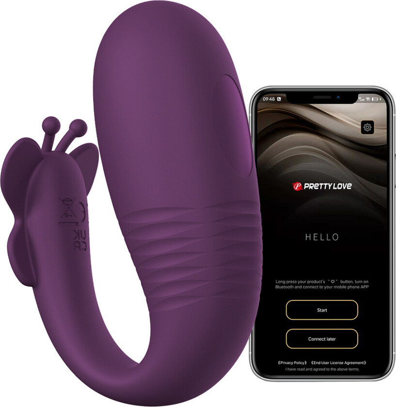 Pretty Love: Klay, Thrusting Egg Vibrator with App