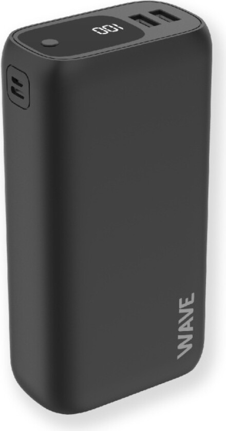 Ultrapower reservestrømforsyning, 30 000 mAh, svart