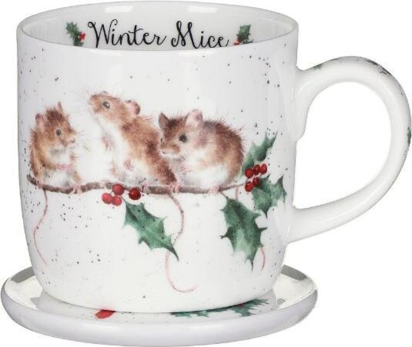 Kopp & underlag winter mice