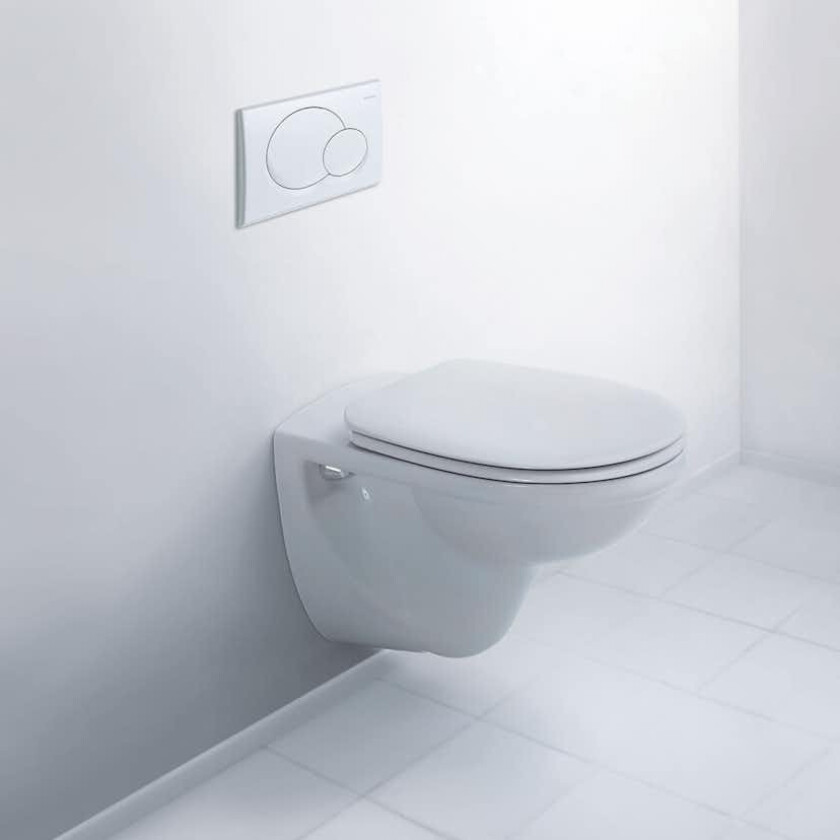 Vegghengt Toalett Duravit D-Code med Mjukstängande Hårdsits