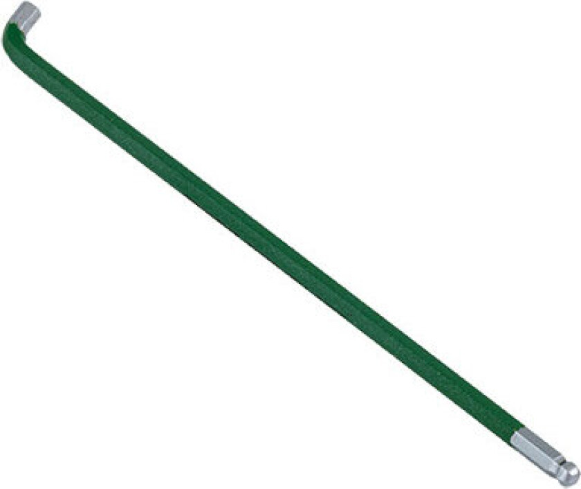 BATO Stiftnøgle farvet grøn med 7,5mm. Stubbyvinkel 4 x 140mm.