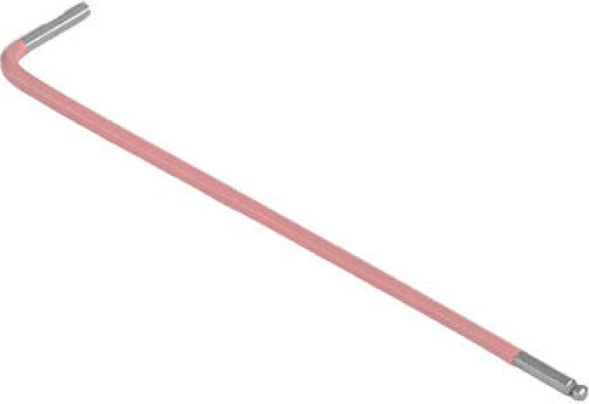 BATO Stiftnøgle farvet pink lang med kugle 5/64" x 100mm.