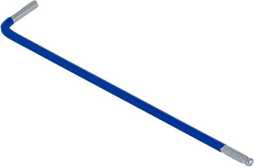 BATO Stiftnøgle farvet blå lang med kugle 3 x 126mm.