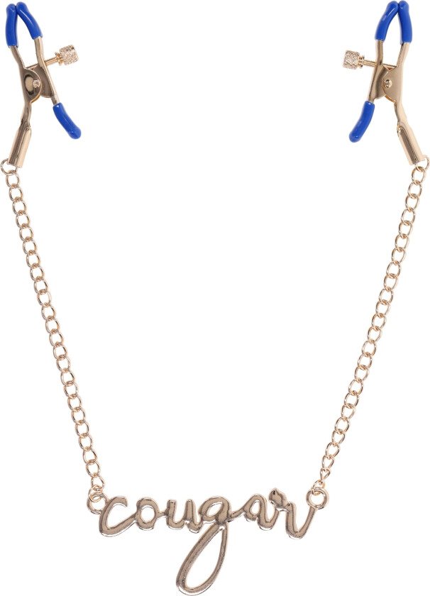 Cougar Brystklemmer med Vedheng - Blå