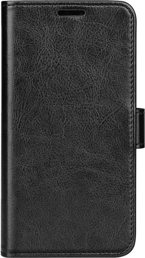 Samsung Galaxy S25 Kunstskinn Flip Deksel m. Kortholder & Ståfunksjon - Svart