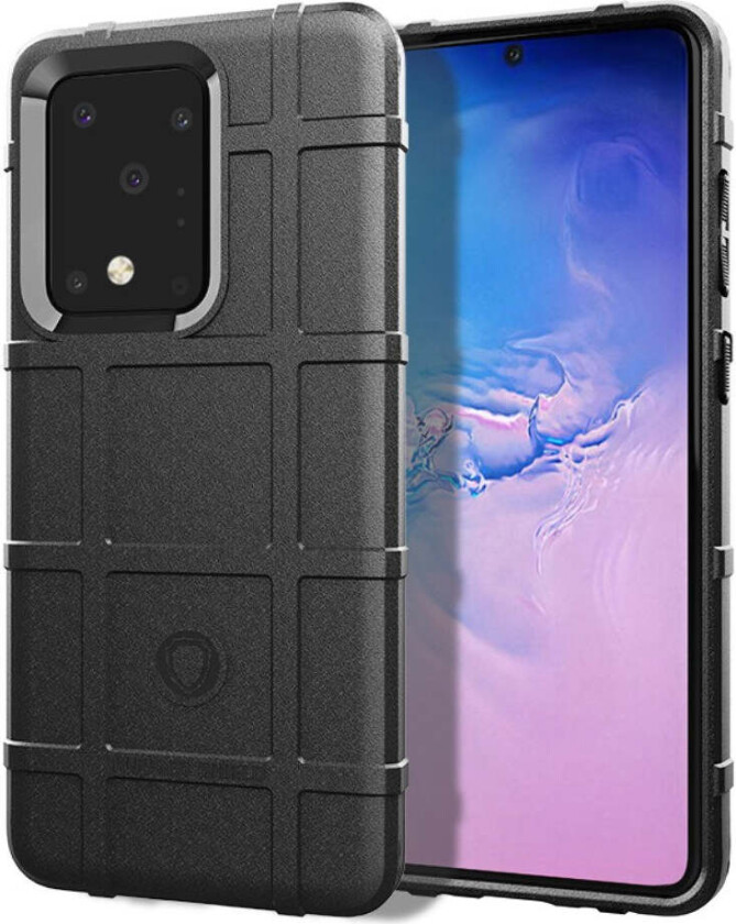 Samsung Galaxy S20 Ultra Rugged Shield Plastdeksel - Svart
